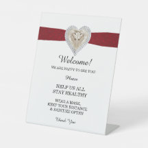 Seguridad del Boda de encaje rojo de Unicorn