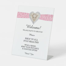 Seguridad del Boda de encaje rosa de Unicorn