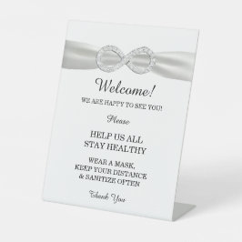 Expositor En L Seguridad del Boda Infinito del Diamante de la Cin