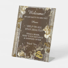 Seguridad del Boda Rústico Elegancia Rosa Blanca