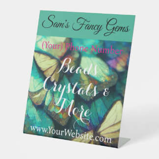 Expositor En L Señalización de proveedor de artesanías artesanale