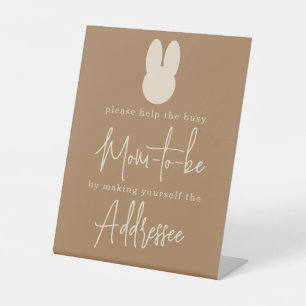 Expositor En L Sencilla coneja futura mamá destinataria