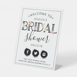 Expositor En L Sencillamente Moda Floral Garden Bridal Shower Bie