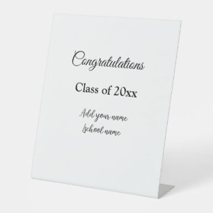 Expositor En L Sencillas felicitaciones por graduación mínima aña