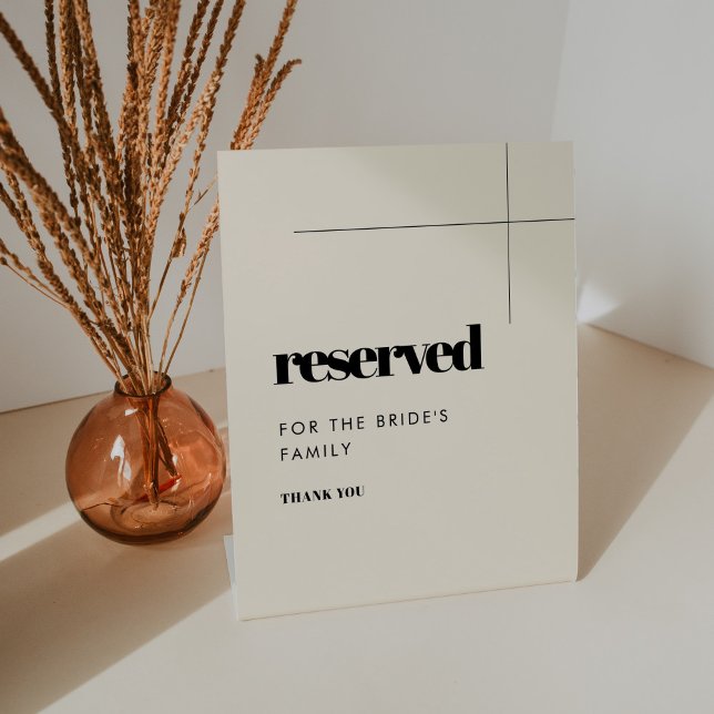 Expositor En L Sencillo elegante y elegante Reservado para la fam (Subido por el creador)