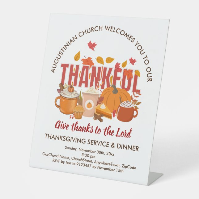 Expositor En L SERVICIO DE IGLESIA Y Bienvenida A La Cena De Acci (Anverso)