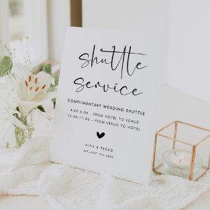 Expositor En L Servicio de Lanzadera para Bodas