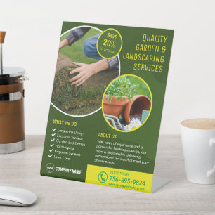 Expositor En L Servicios De Personalizados Jardín Y Paisajismo