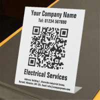 Servicios eléctricos Diseño de código QR Diseño Ró