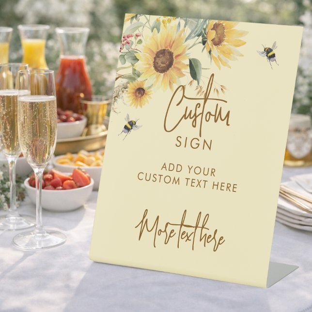 Expositor En L She Found Her Honey Bee Bridal Shower Custom Sign (Subido por el creador)