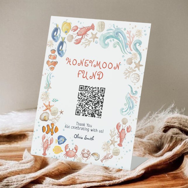 Expositor En L She Is a Catch Honeymoon Fund Bridal Shower (Subido por el creador)