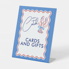 Expositor En L She's A Catch Coastal Lobster Bridal Shower