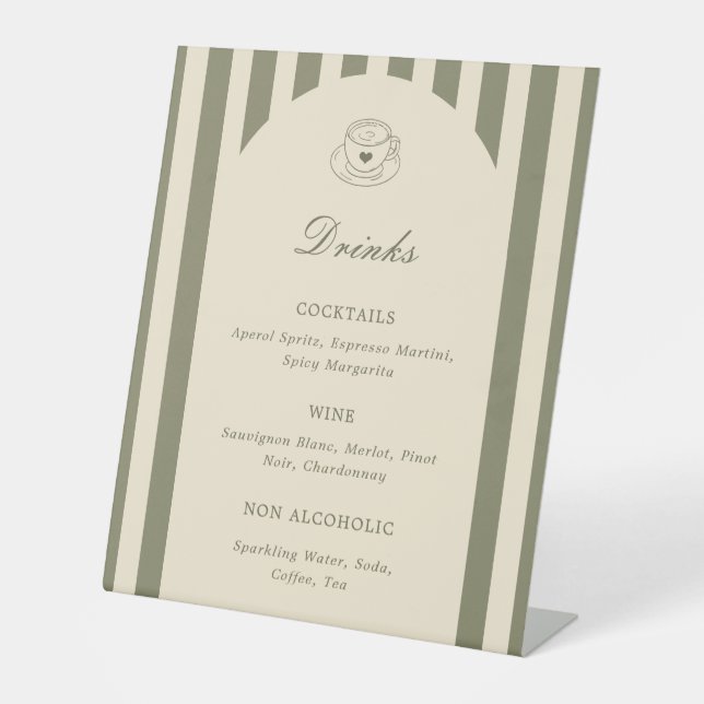 Expositor En L She's A Tini Bit Older Birthday Drinks Menu (Anverso)