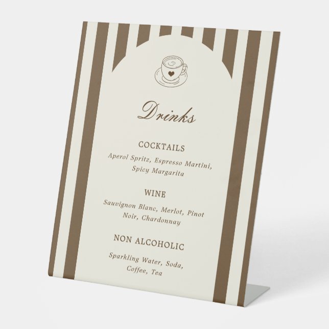 Expositor En L She's A Tini Bit Older Birthday Drinks Menu (Anverso)