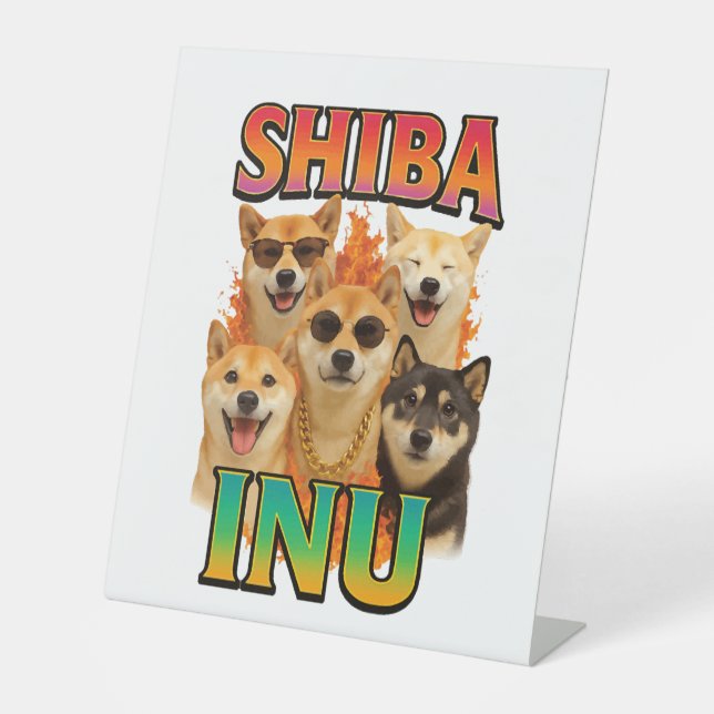 Expositor En L Shiba Inu (Anverso)