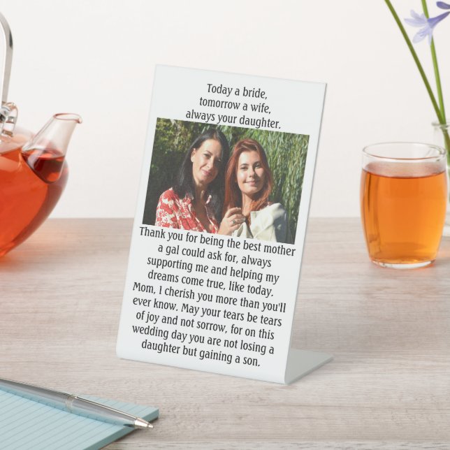 Expositor En L Siempre Tu Hija Mamá De La Novia Gracias (In Situ)