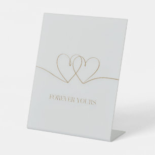 Expositor En L Siempre Tuyo: Diseño de Corazones Entrelazados