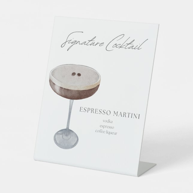 Expositor En L Signature Cocktail Espresso Martini (Anverso)