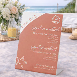 Expositor En L Signature Drinks Menu Editable Beach Bar Template