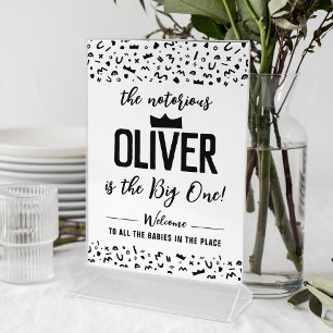 Expositor En L Signo de bienvenida de hip hop de los 90, notorio 