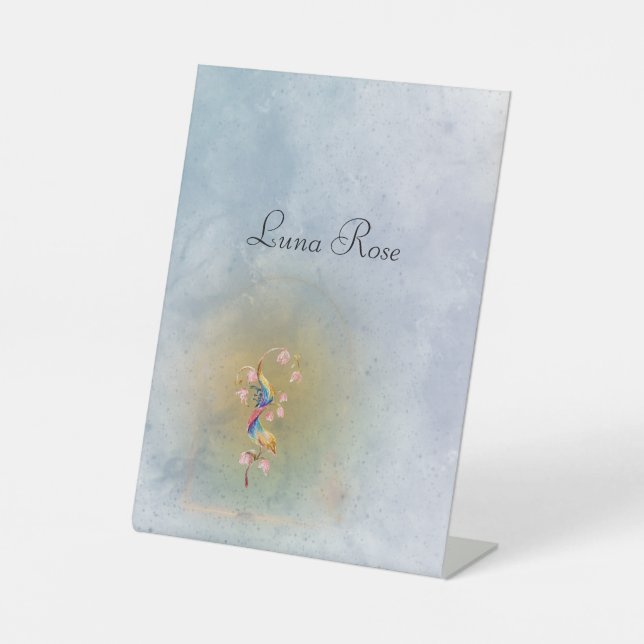 Expositor En L Signo de la historia mágica del fiesta del cuento  (Anverso)