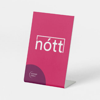 Expositor En L Signo de tabla de notas
