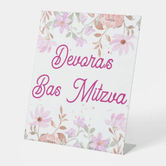 Expositor En L Signo de tabletas florales
