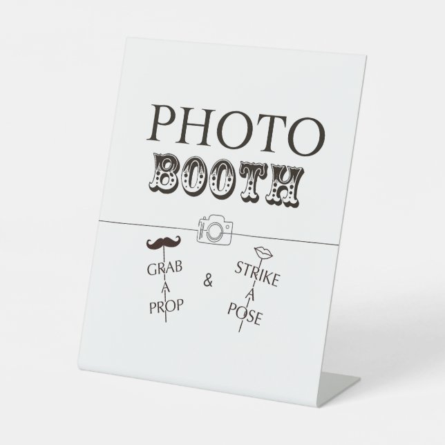 Expositor En L Signo del cuerpo fotográfico del fiesta (Anverso)