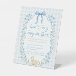 Expositor En L Silly Little Goose Baby Shower Game