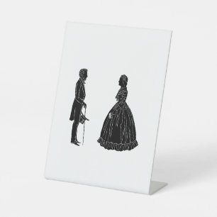 Expositor En L silueta de abraham lincoln mary todd lincoln