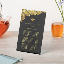 Expositor En L símbolo de la lista de precios del logotipo de abe