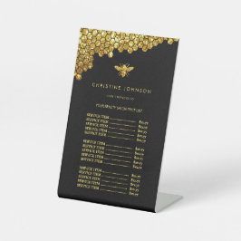 Expositor En L símbolo de la lista de precios del logotipo de abe