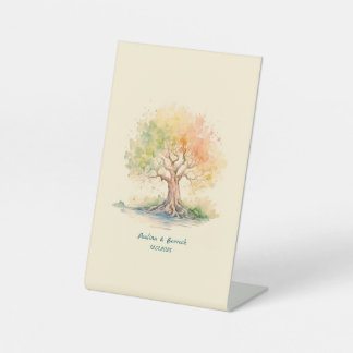 Expositor En L símbolo peatonal de árbol futurista