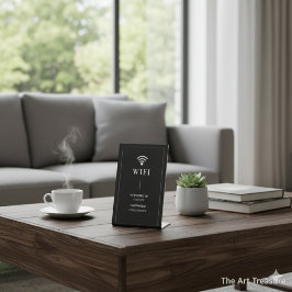 Expositor En L Simple Business  Wifi Password and Network 