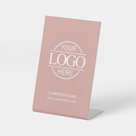 Expositor En L Simple Dusty Rose Corporate Company Business Logo