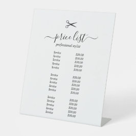 Expositor En L Simple elegant business light beauty salon