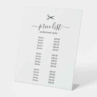 Expositor En L Simple elegant business light beauty salon