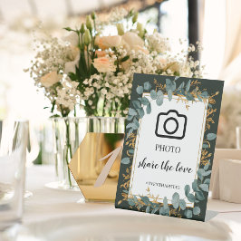 Expositor En L Simple Eucalyptus Greenery Boda