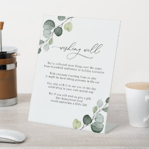 Expositor En L Simple Eucalyptus Greenery Deseando Bien