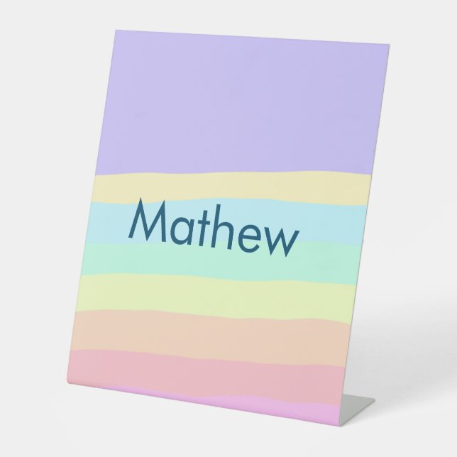 Expositor En L simple letra inicial monograma añada su nombre (Anverso)