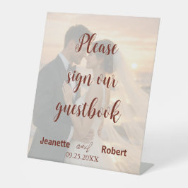 Expositor En L Simple Minimalist Wedding Photo Sunset Beach