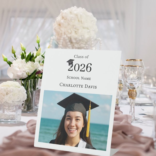 Expositor En L Simple modern photo Graduation party welcome (Subido por el creador)