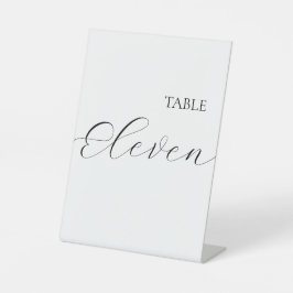 Expositor En L Simple Table Number Eleven