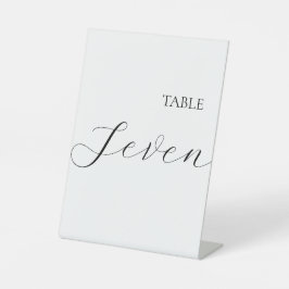 Expositor En L Simple Table Number Seven