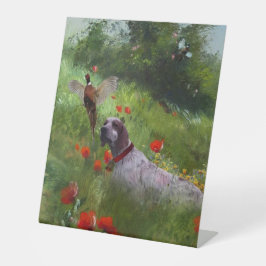 Expositor En L Sintetizador inglés, caza faisana