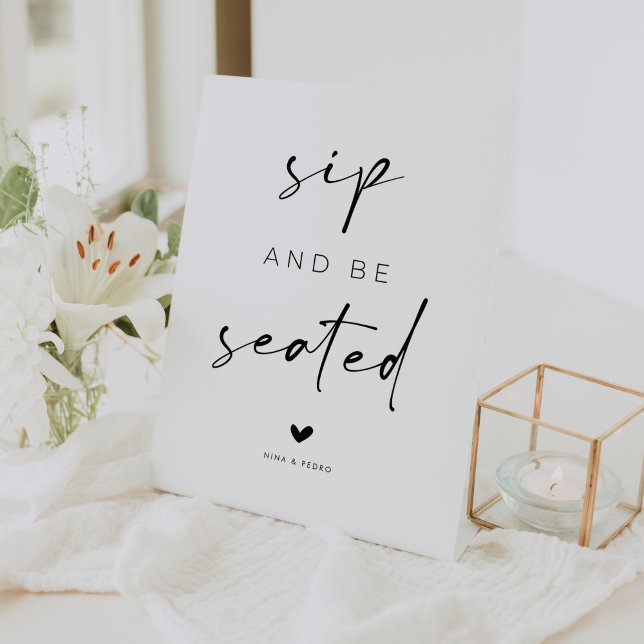 Expositor En L Sip and Be Seated Wedding (Subido por el creador)