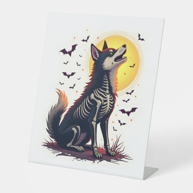 Expositor En L Skeleton Shiba Scream (Anverso)