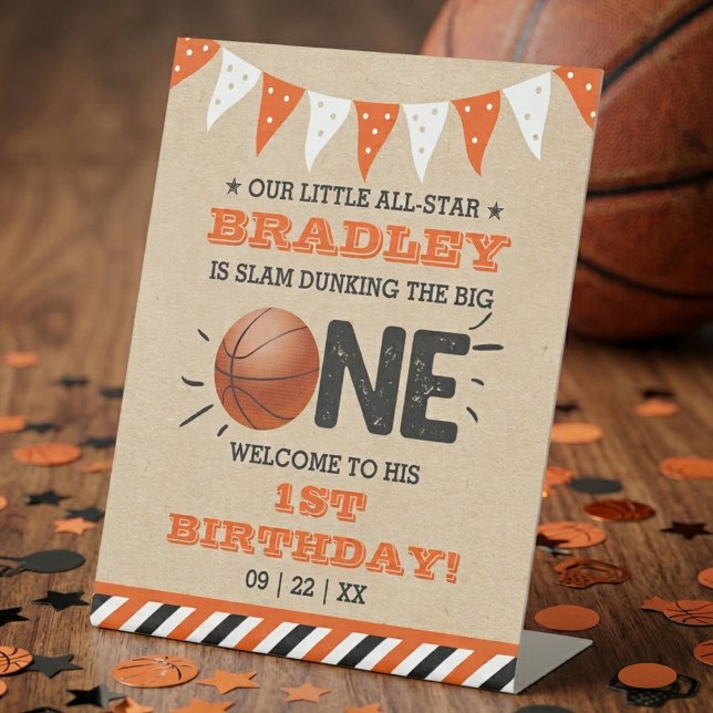 Expositor En L Slam Dunking The Big One | Cumpleaños de Baloncest (Subido por el creador)