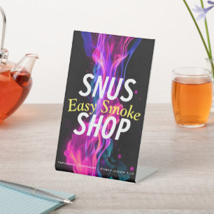 Expositor En L Smoke Vape Shop Material de negocios Bandera de Ja
