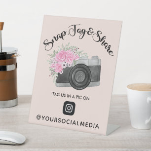 Expositor En L Snap, Tag, Share Instagram Social Media
